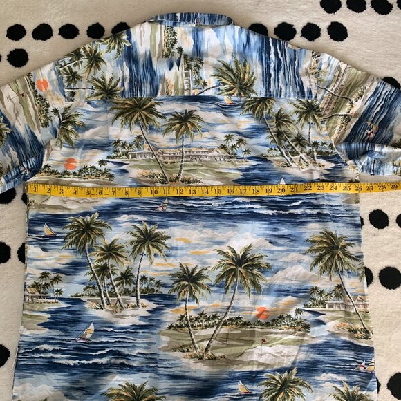 Vintage Chaps Ralph Lauren Hawaiian Casual Button Down Shirt - Picture 10 of 11